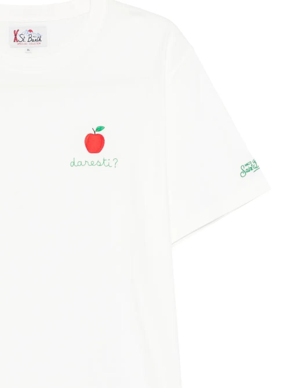  Mc2 Saint Barth Embroidered T-shirt - White 