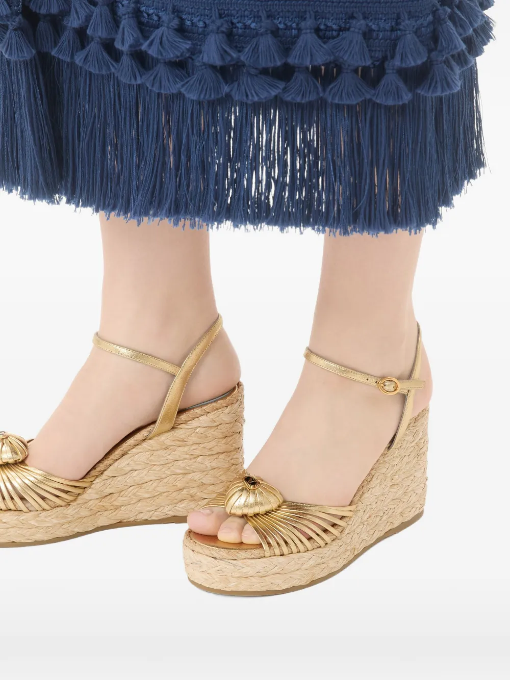 Valentino Garavani 100 mm Royal sandalen Goud