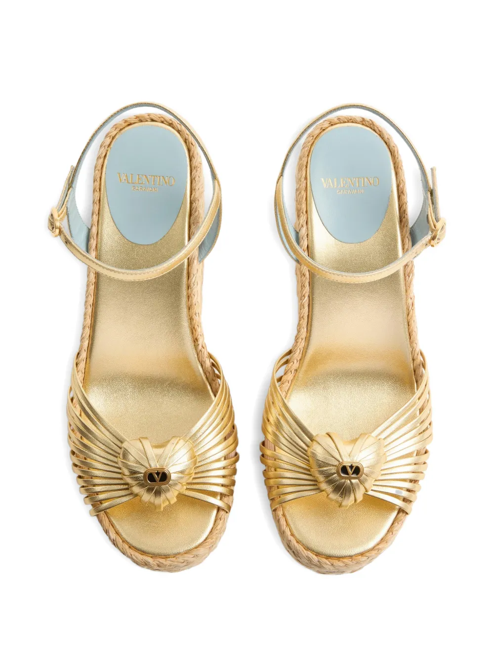 Valentino Garavani 100 mm Royal sandalen Goud