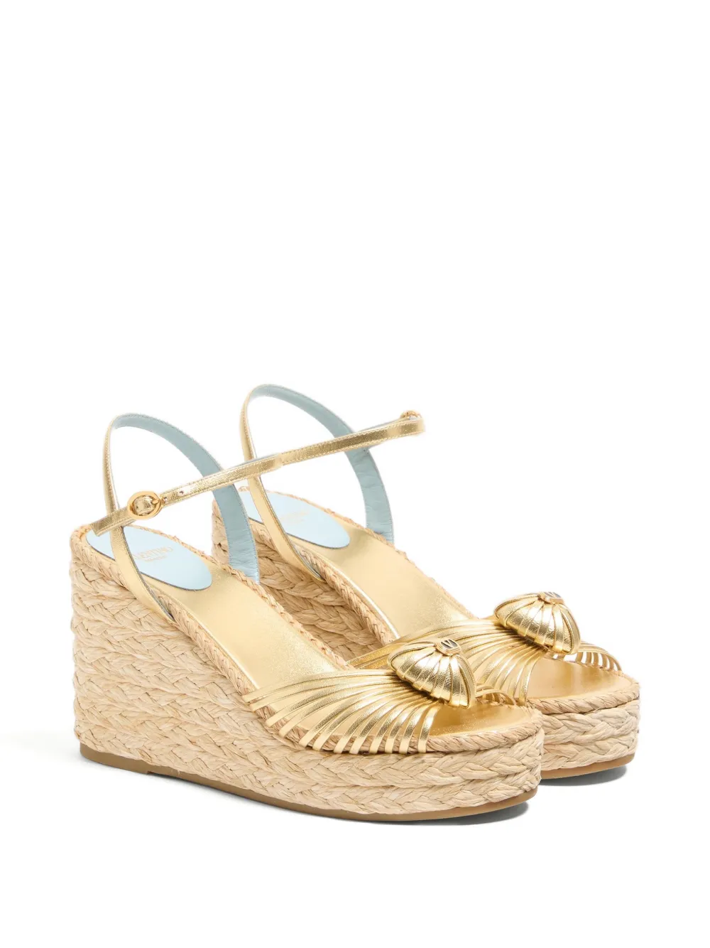 Valentino Garavani 100 mm Royal sandalen Goud