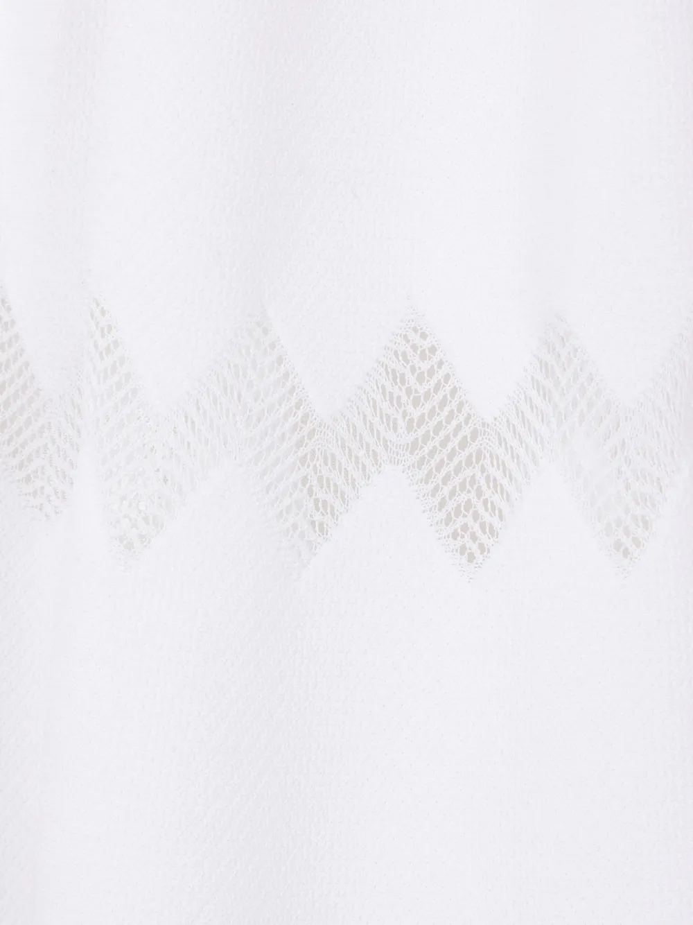 Zigzag-Detail Midi Skirt