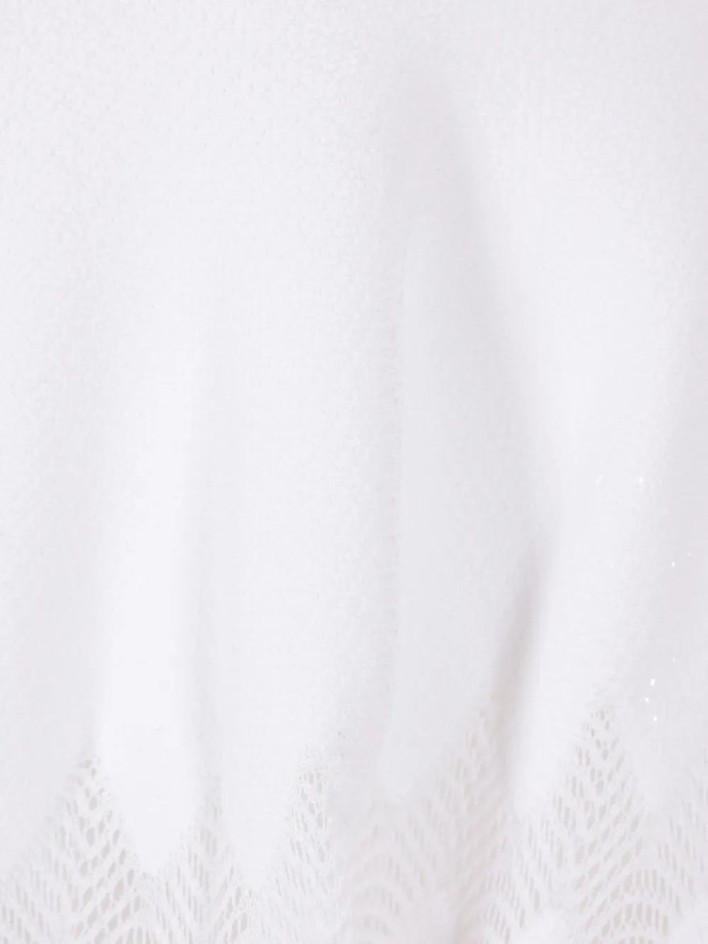 Zigzag-Detail Midi Skirt