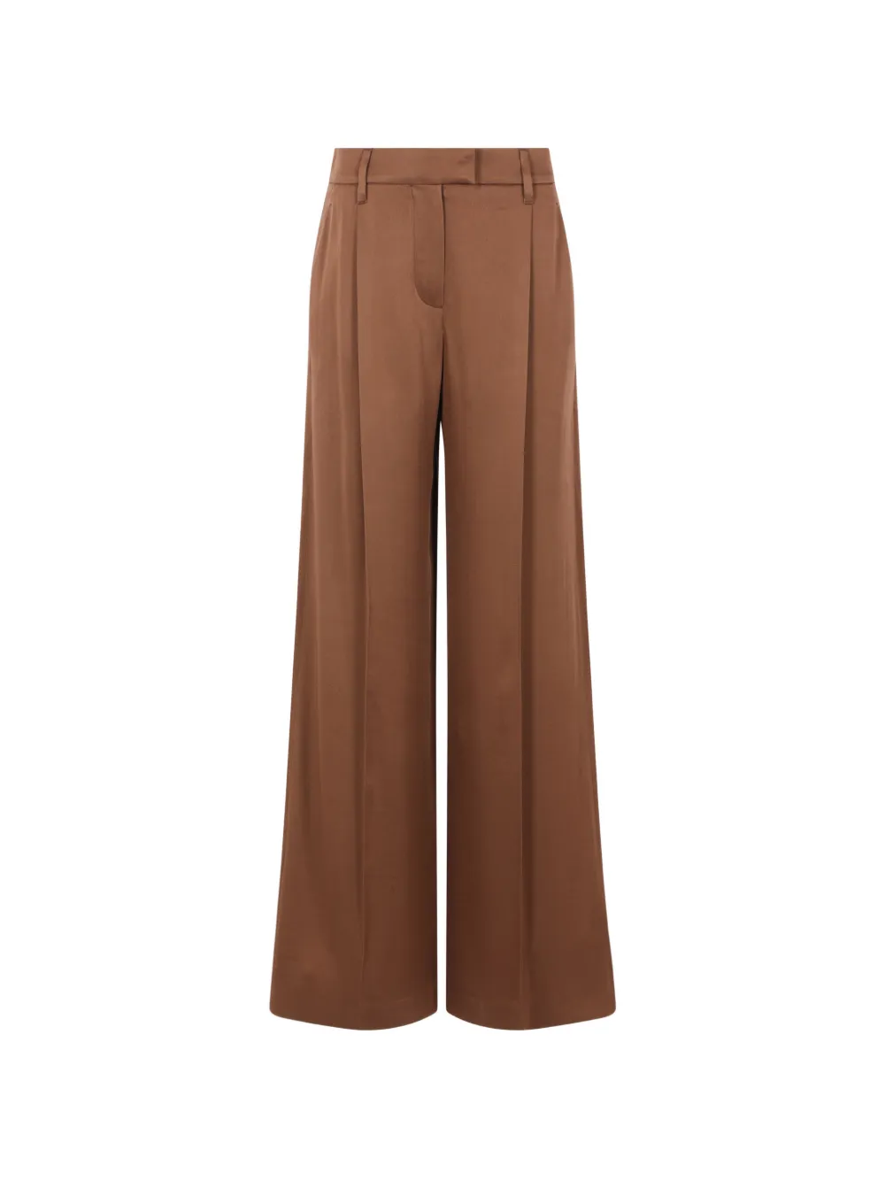 Brunello Cucinelli pleated wide-leg trousers - Marrone