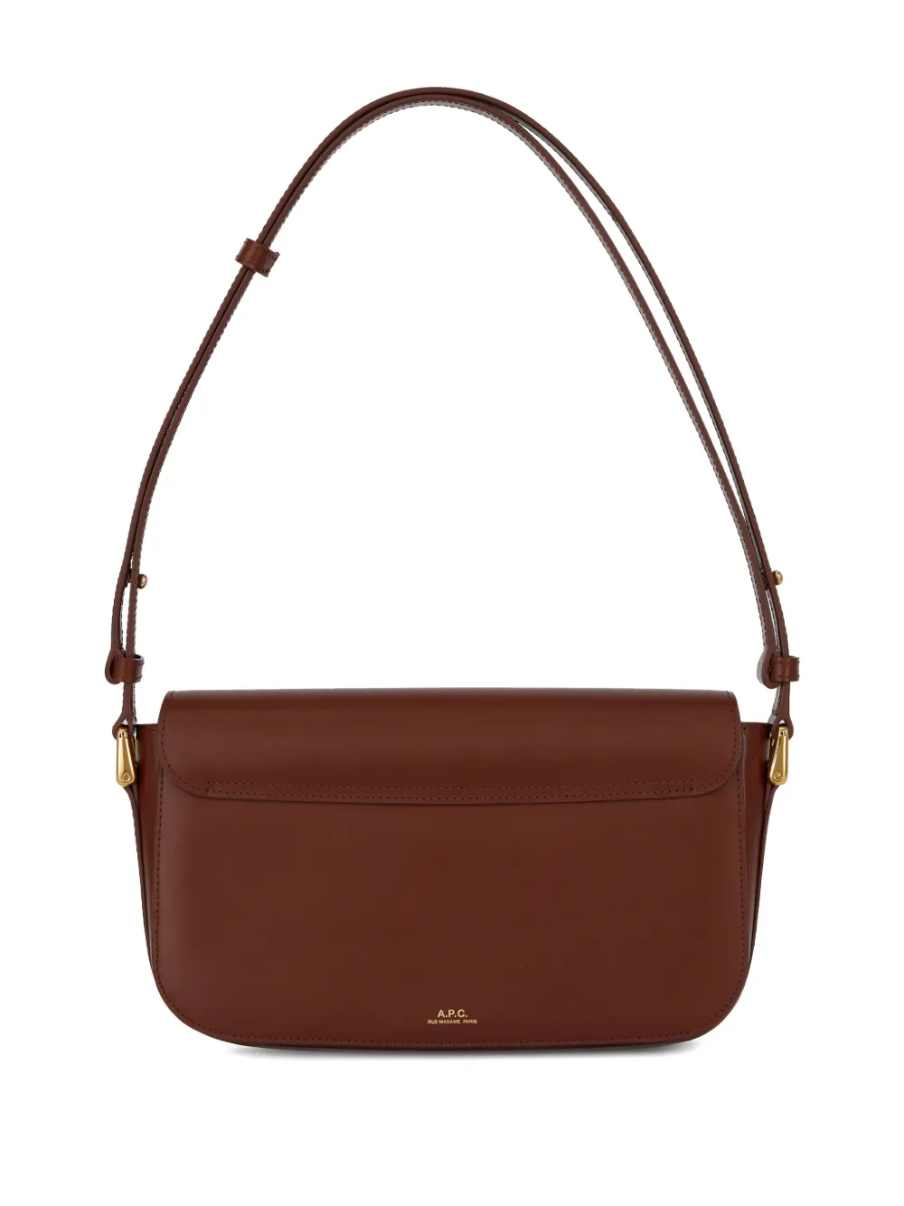 A.P.C. Grace flap shoulder bag - Bruin