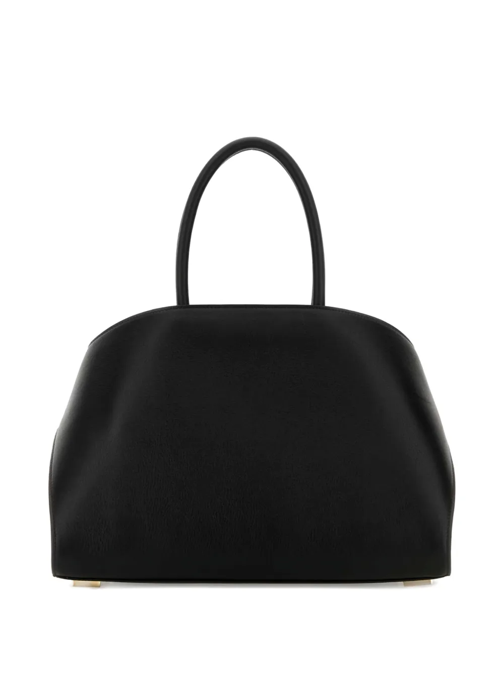 Ferragamo medium Hug leather tote bag - Zwart