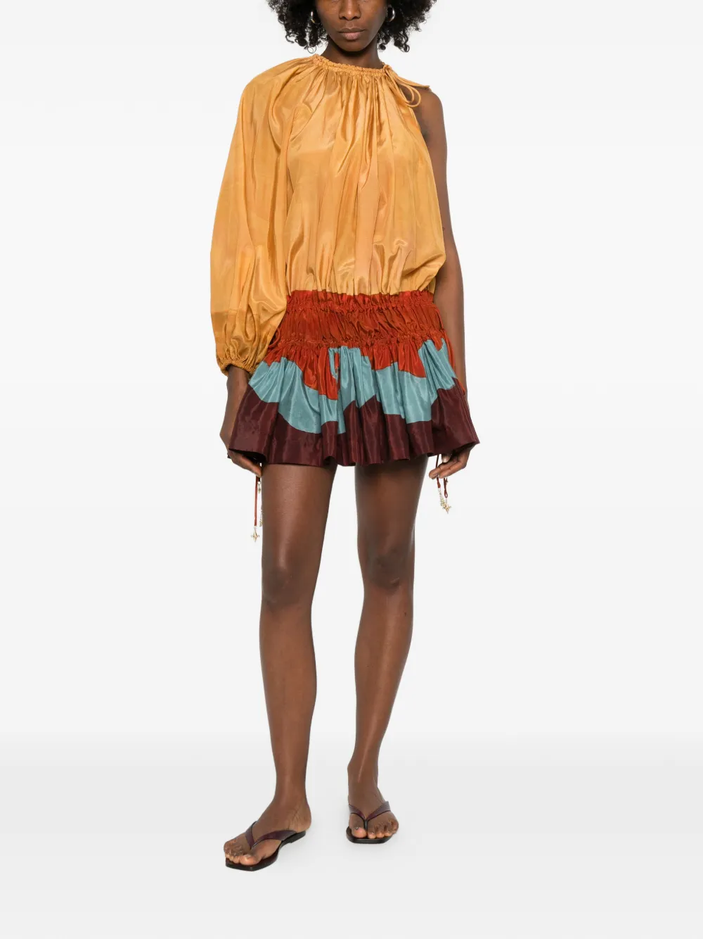 ALEMAIS Desert mini dress - Oranje