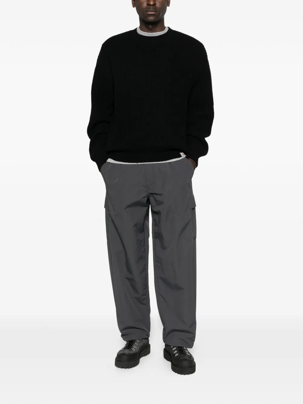 Carhartt WIP Bishop trui met ronde hals Zwart