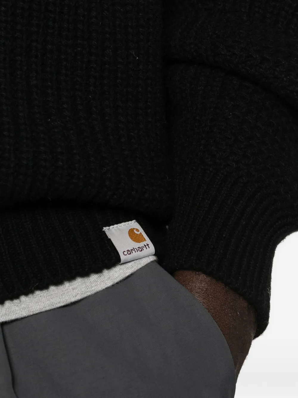 Carhartt WIP Bishop trui met ronde hals Zwart