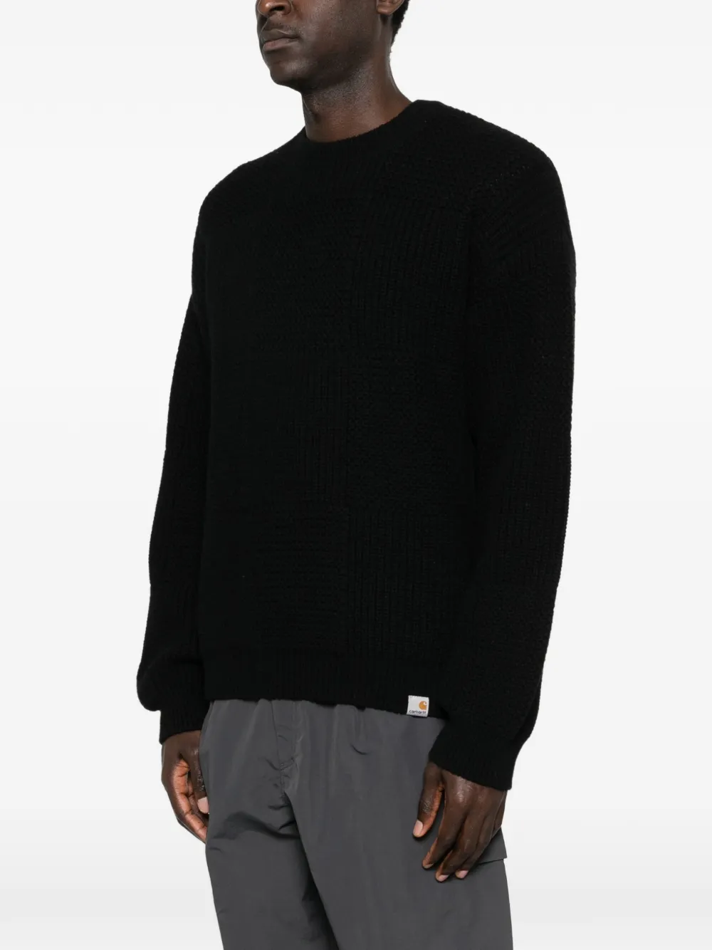 Carhartt WIP Bishop trui met ronde hals Zwart