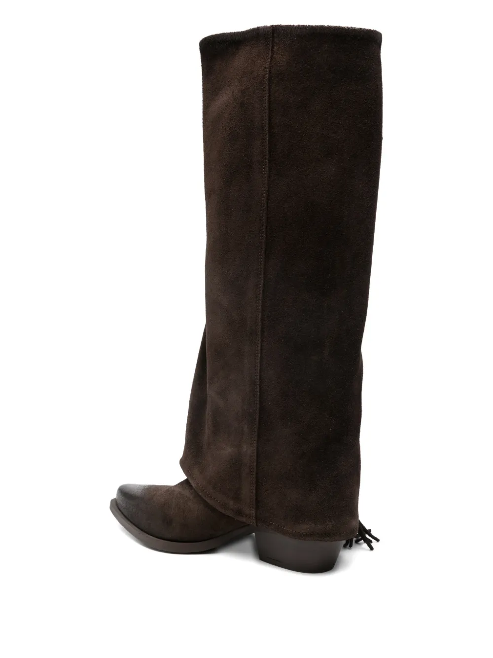 Metisse 55mm laarzen met franje Bruin