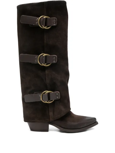 Metisse 55mm buckle-detail boots