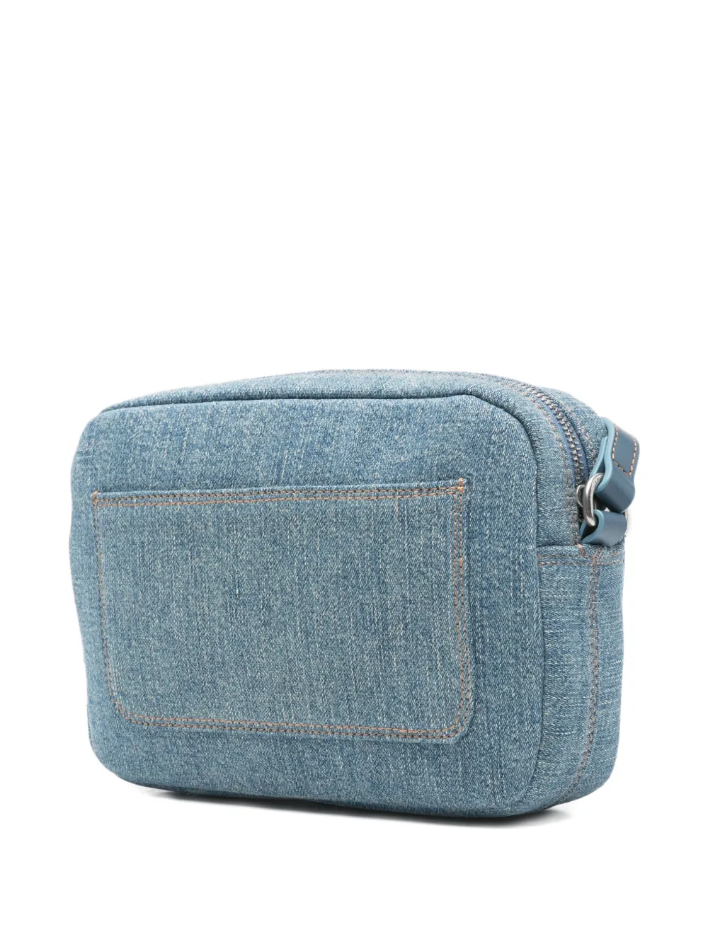 Off-white Jitney Camera Logo-plaque Cross Body Bag In Blue