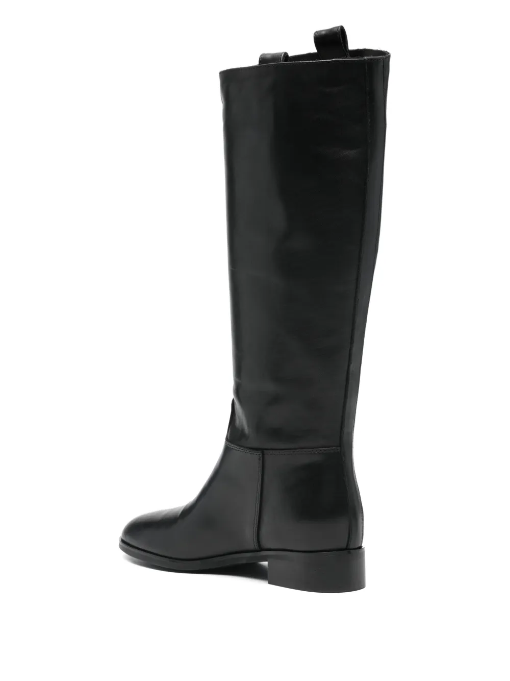 Julie Dee Block-heel Boots In Black