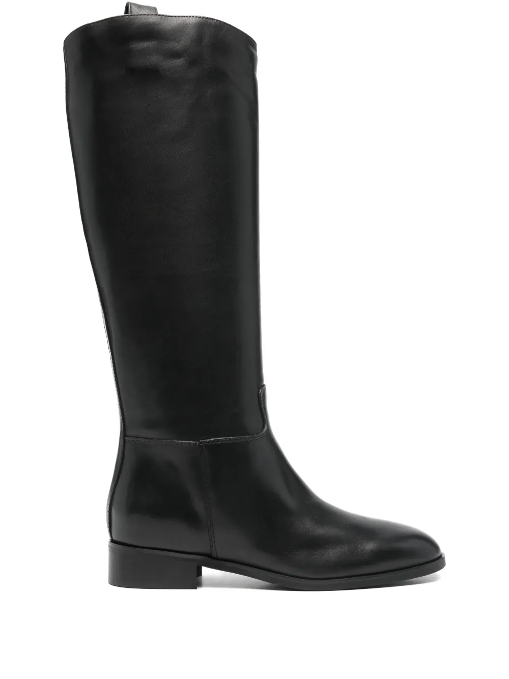 Julie Dee Block-heel Boots In Black