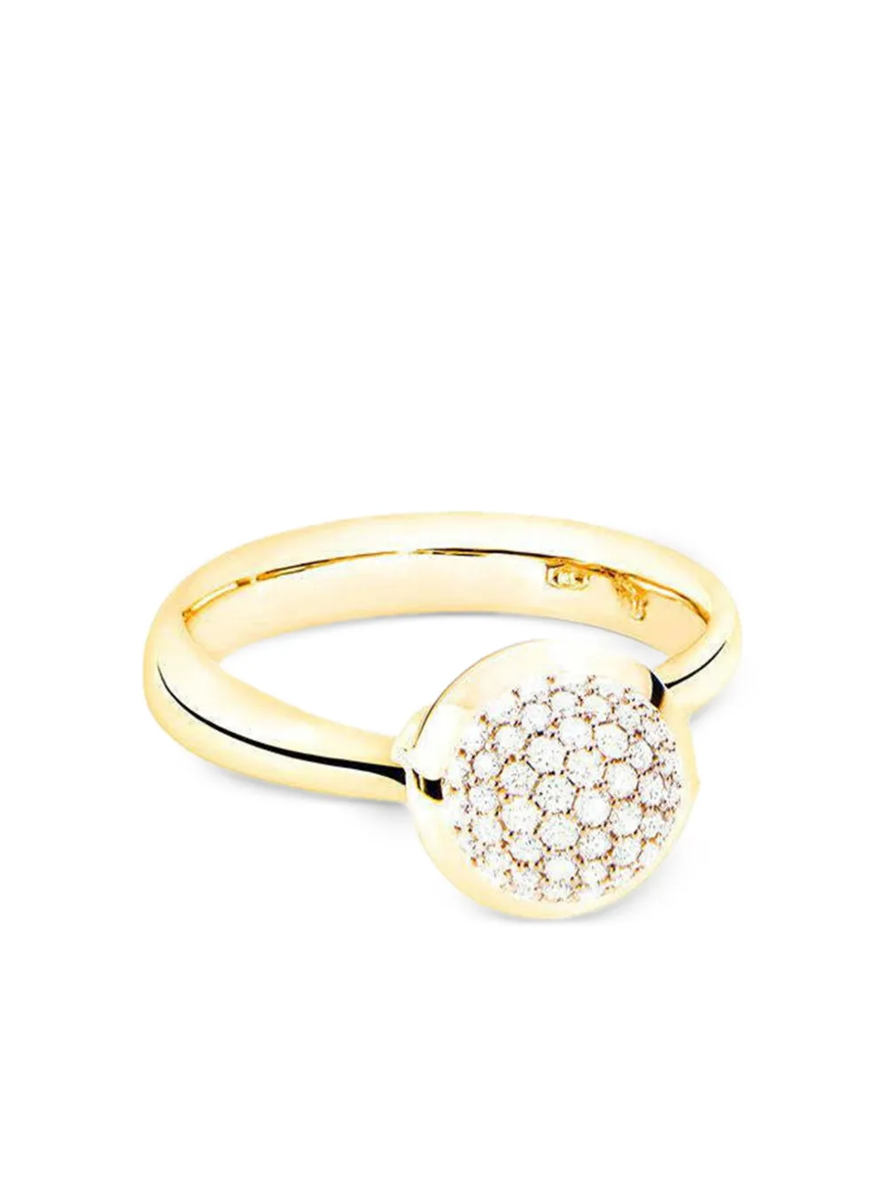 Tamara Comolli 18k Yellow Gold Diamond Ring In Gold