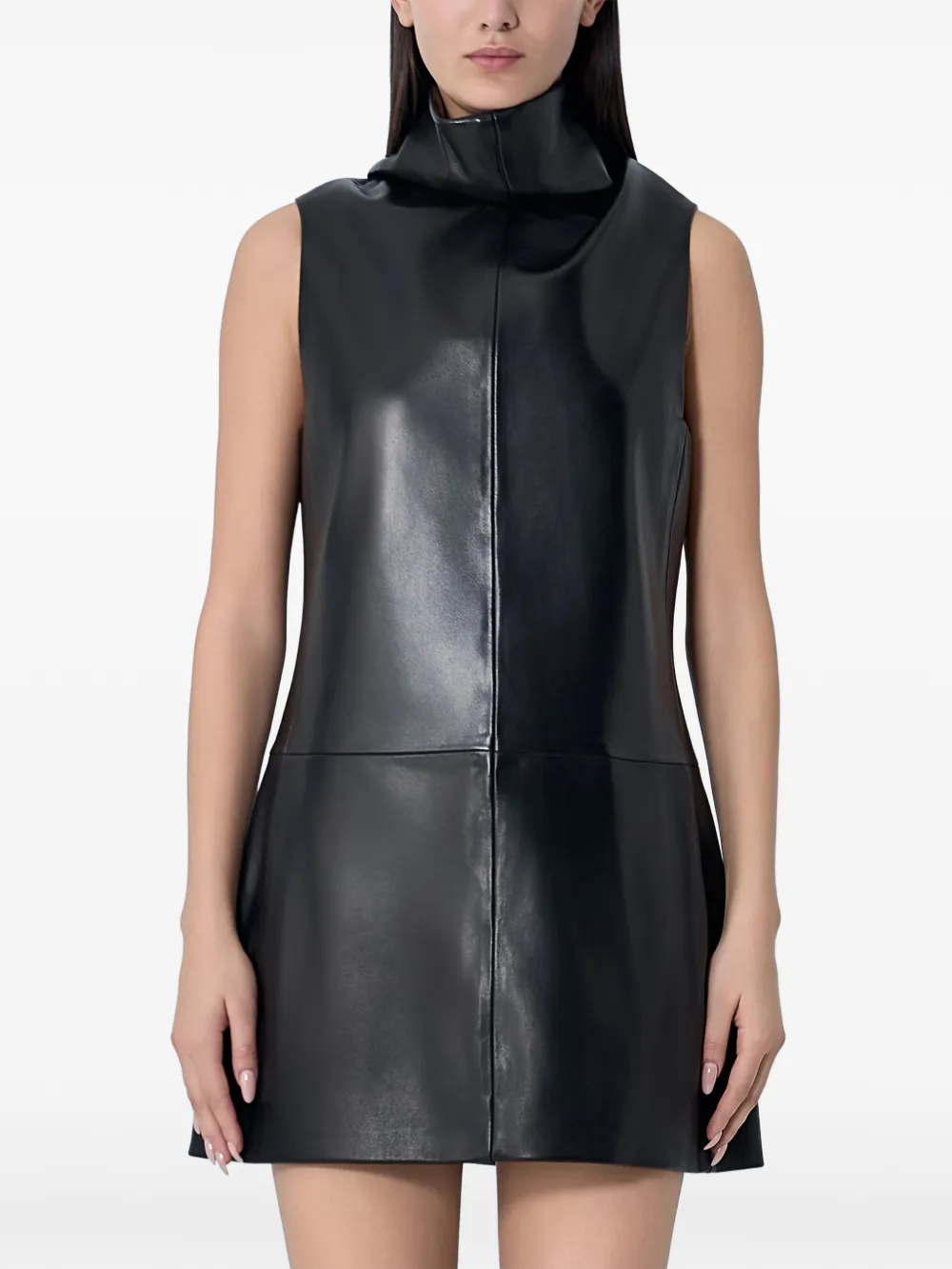 KHAITE Daria mini dress - Nero