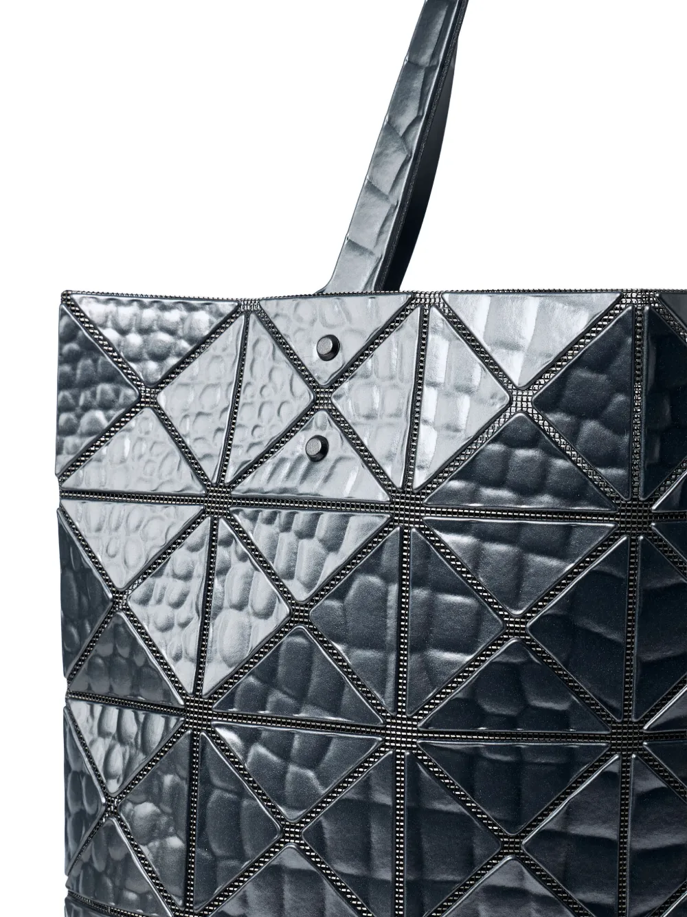 Bao Bao Issey Miyake Meta Kaiju Triangular Tiles Tote Bag In Gray