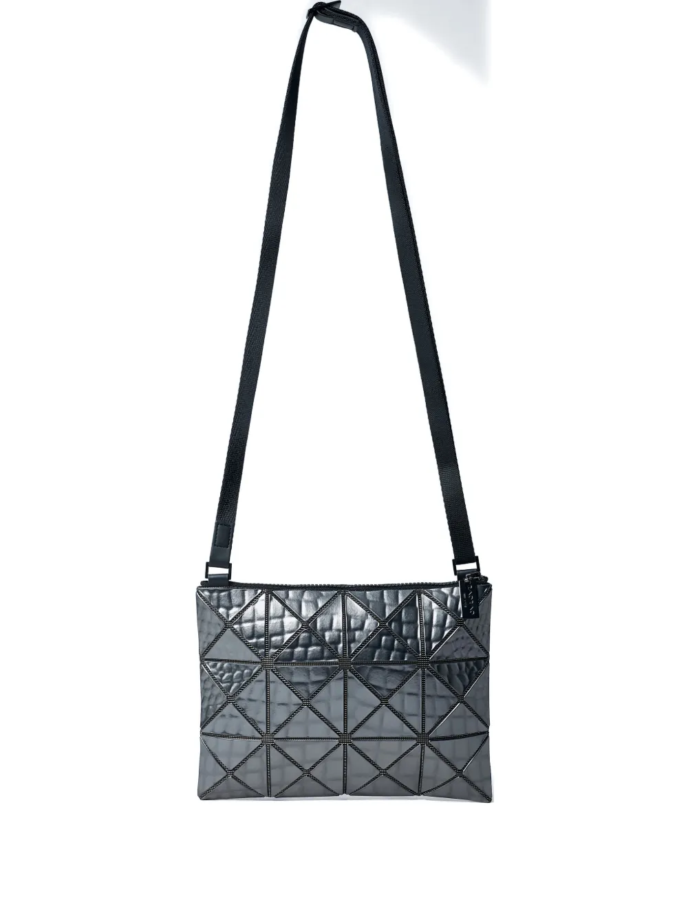 Bao Bao Issey Miyake Meta Kaiju triangular tiles Kaiju messenger bag | Grey | Image 1