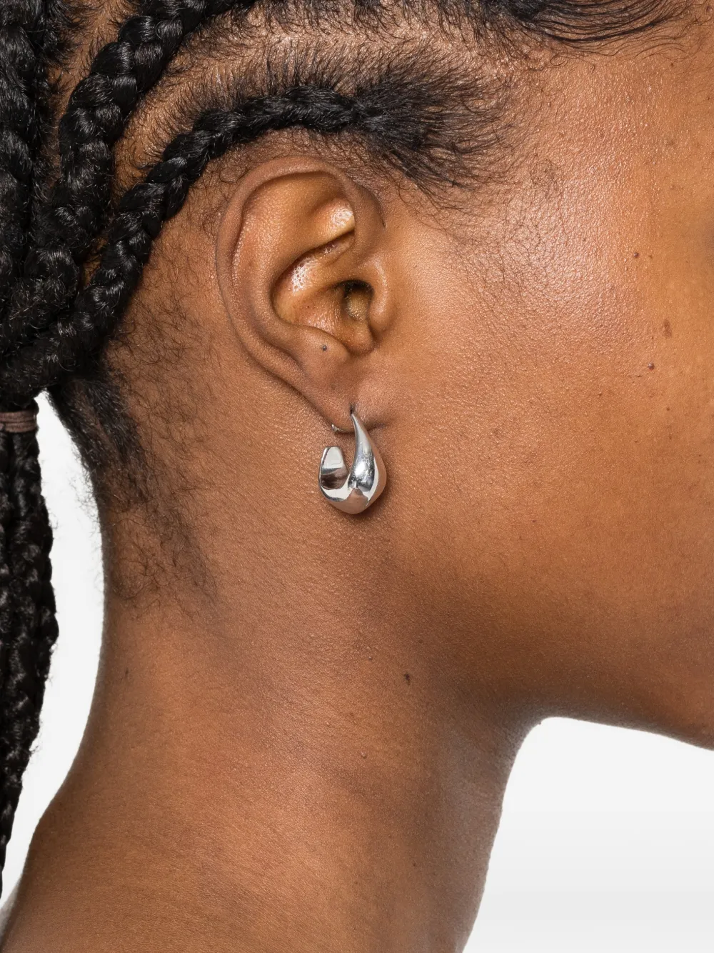  Lemaire Pendientes Con Colgante Mini - Plateado 