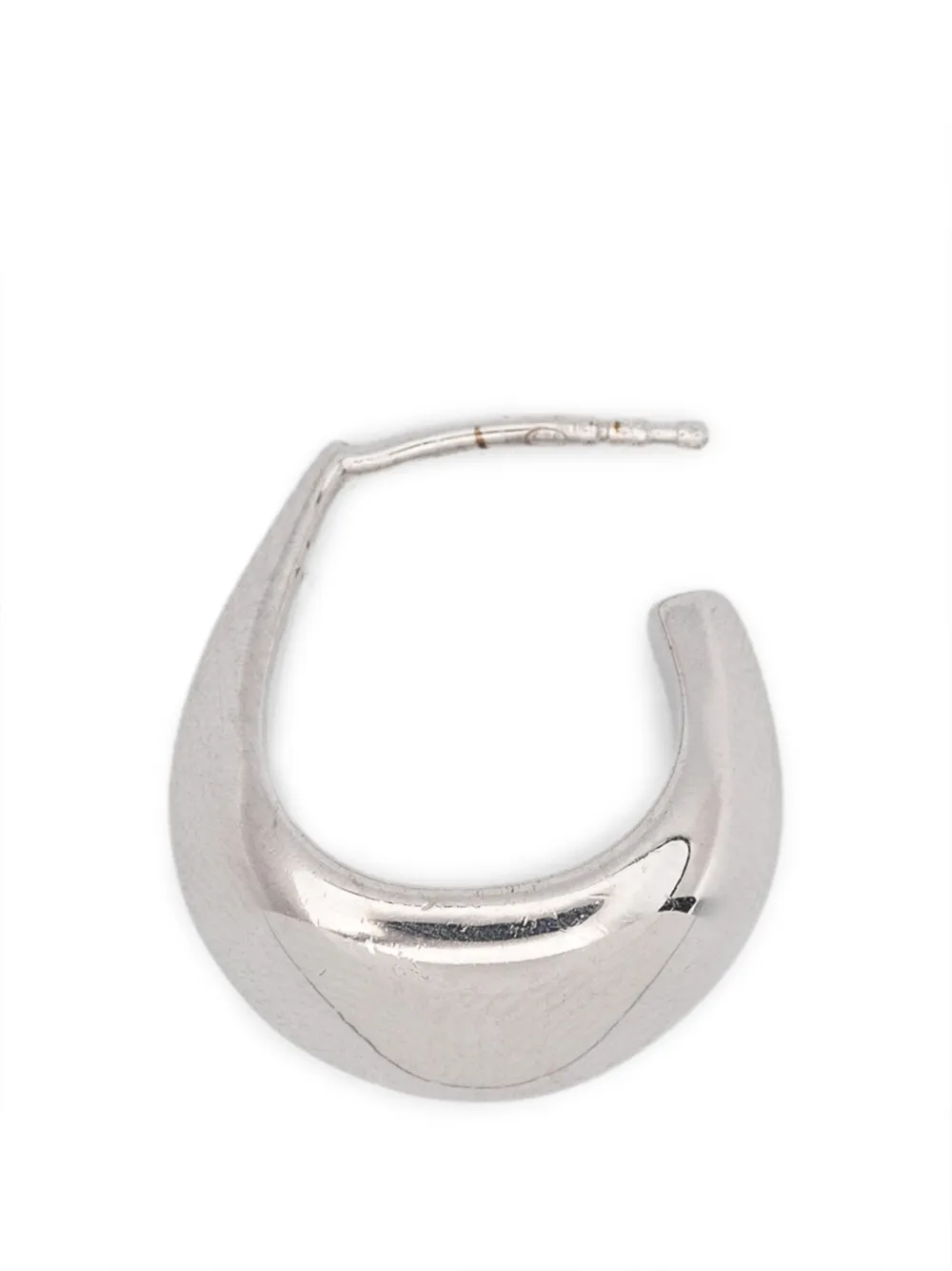 LEMAIRE mini curved drop earrings - Argento