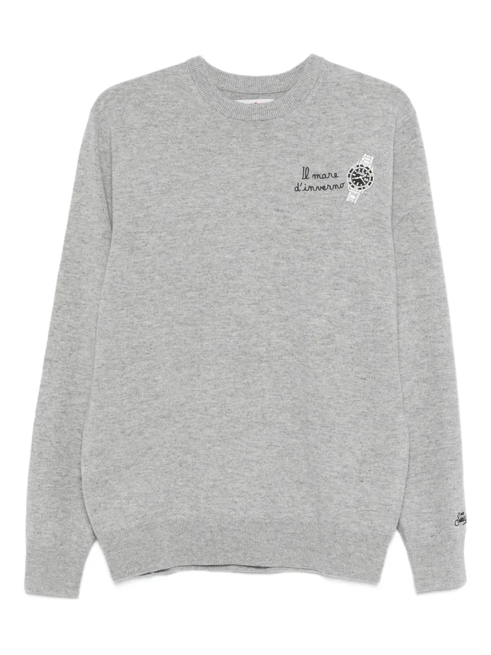 MC2 Saint Barth Bestickter Pullover | Grau | Image 1