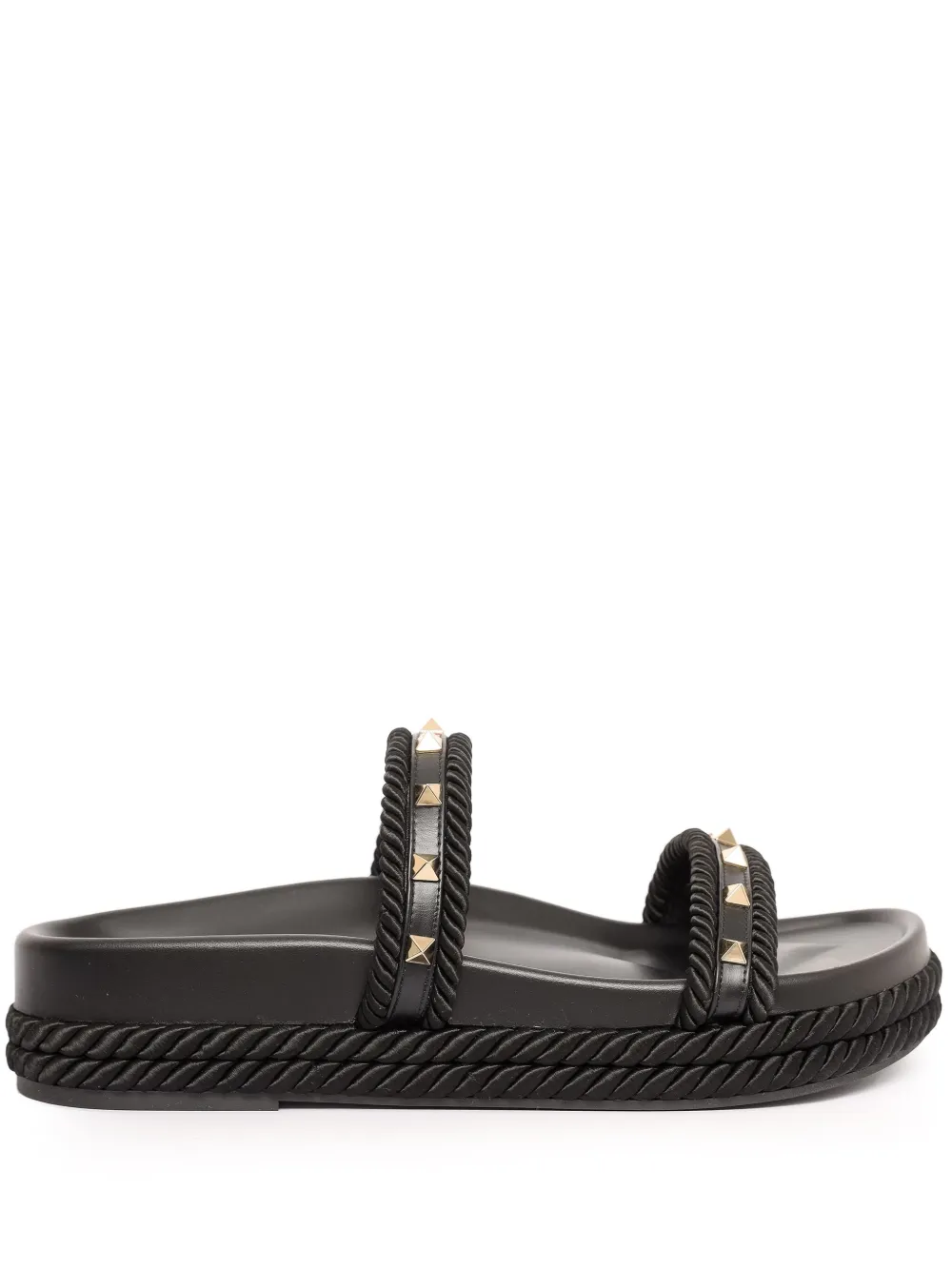 Valentino Rockstud Slides In Multi