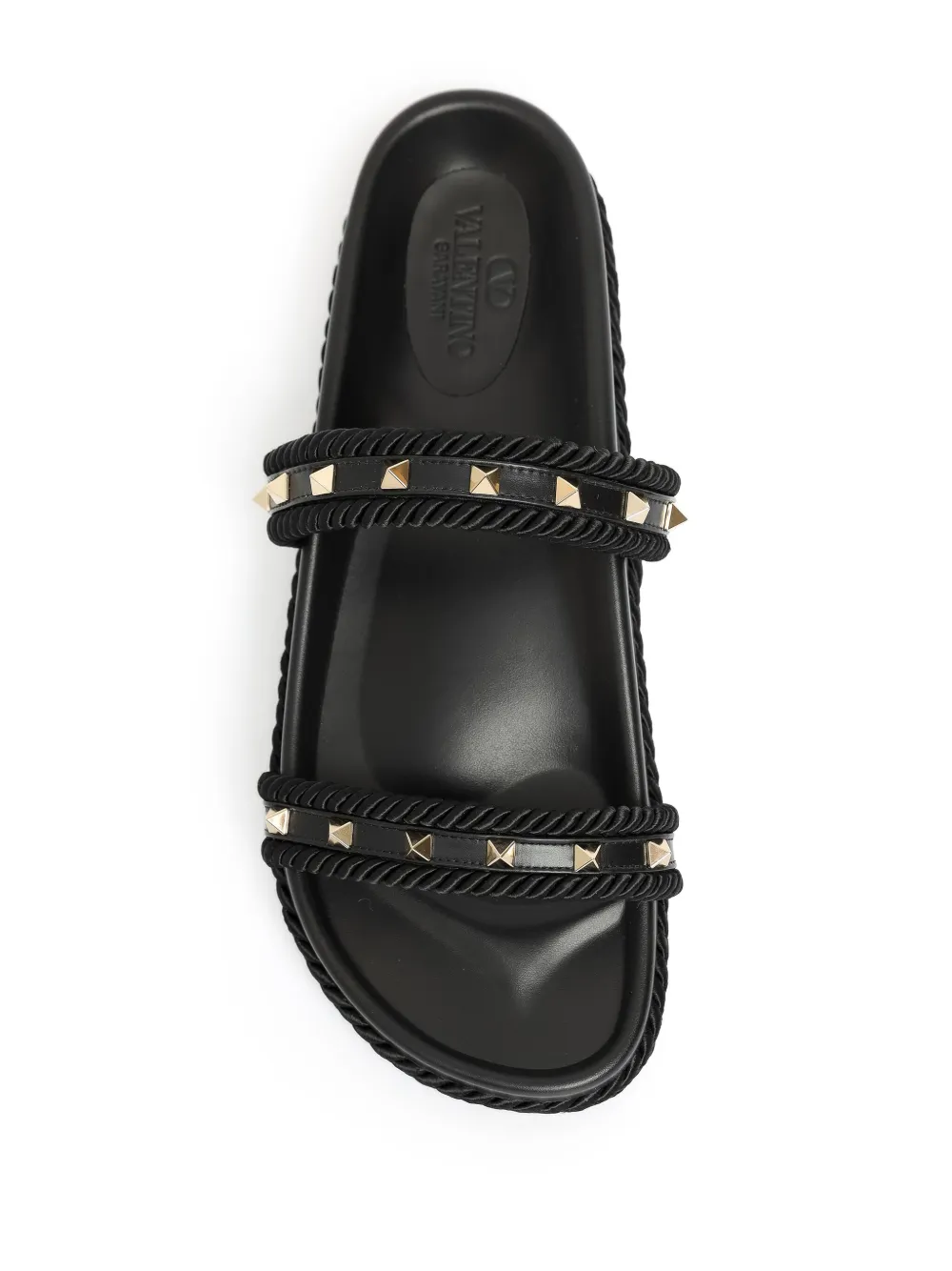 Valentino Rockstud Slides In Multi