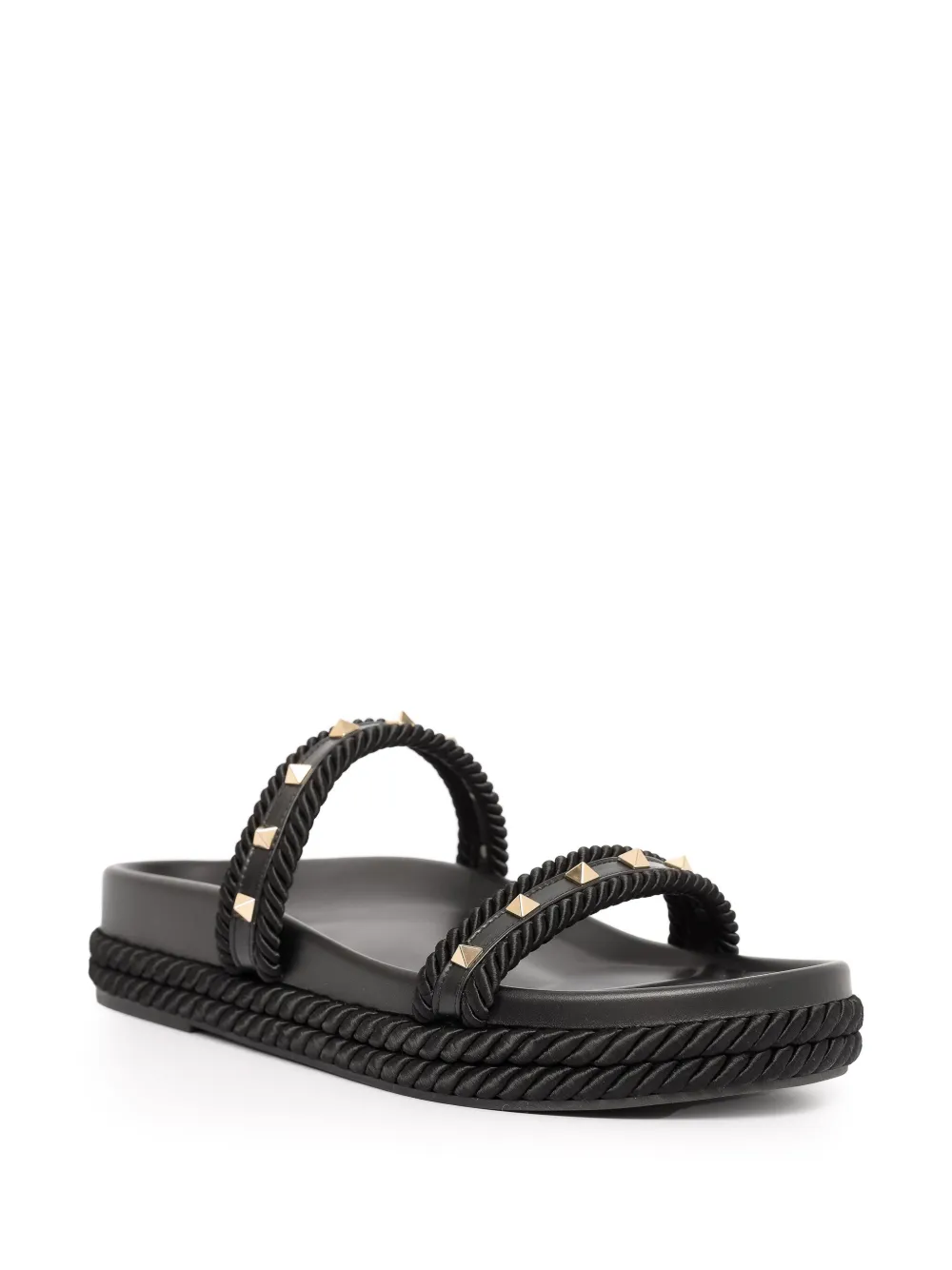 Valentino Rockstud Slides In Multi