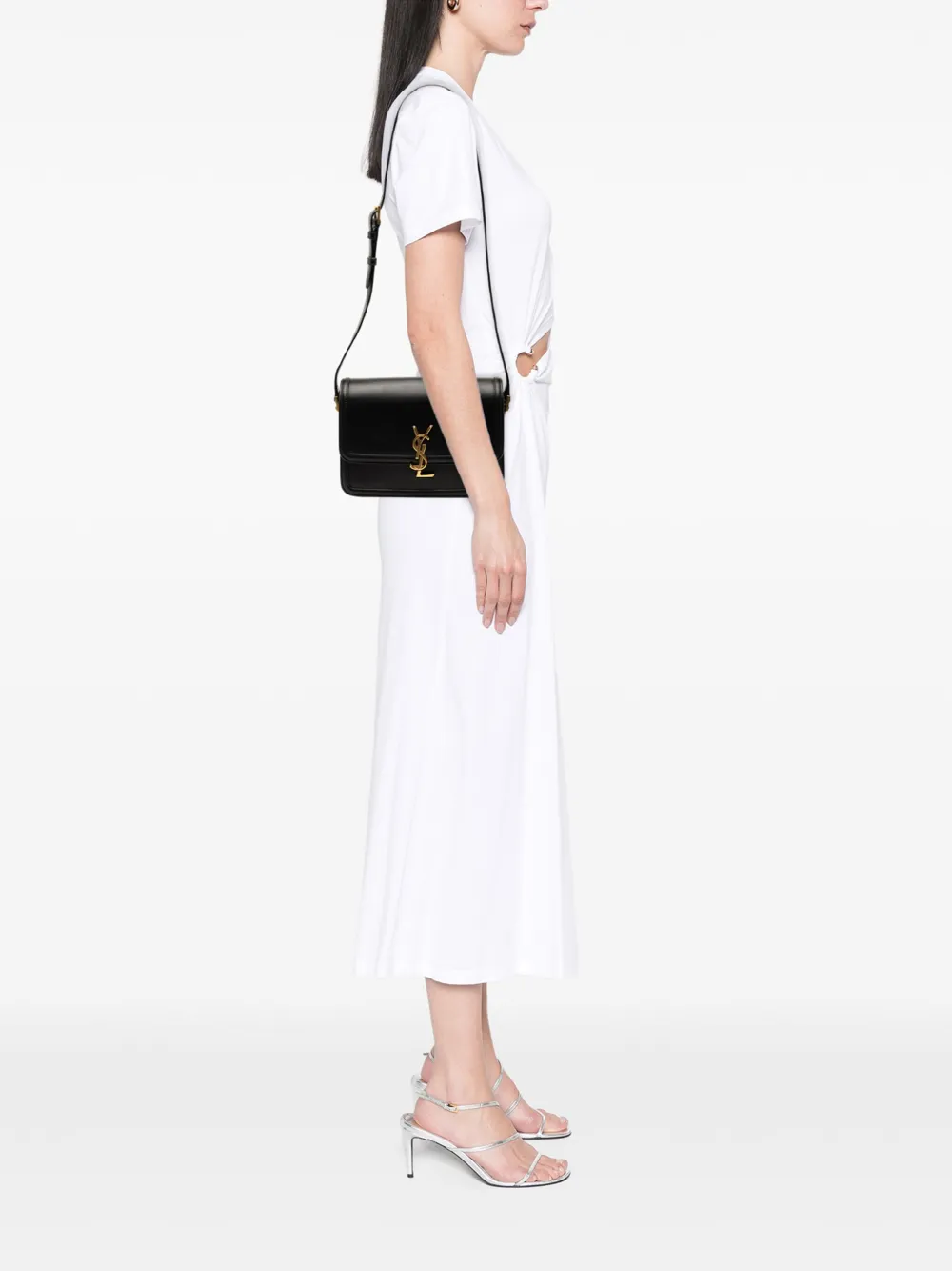 Saint Laurent Pre-Owned 2021-2025 Medium Calfskin Solferino Satchel In Box crossbody bag | Pre-Owned | Image 2