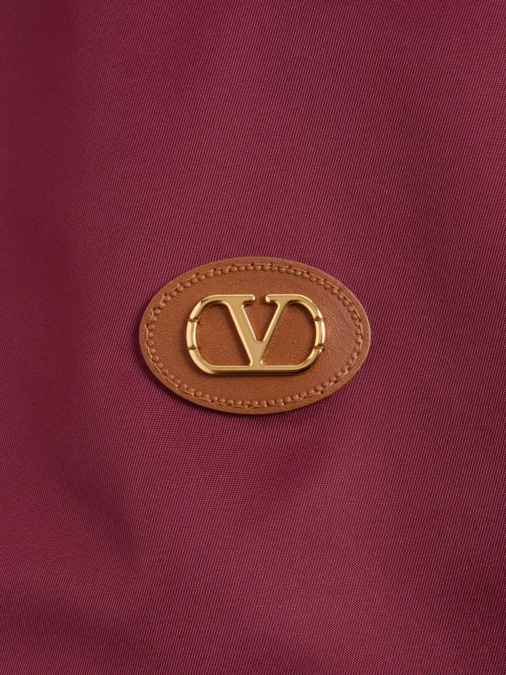  Valentino Garavani Nylon With Vlogo Patch Blouson - Red 