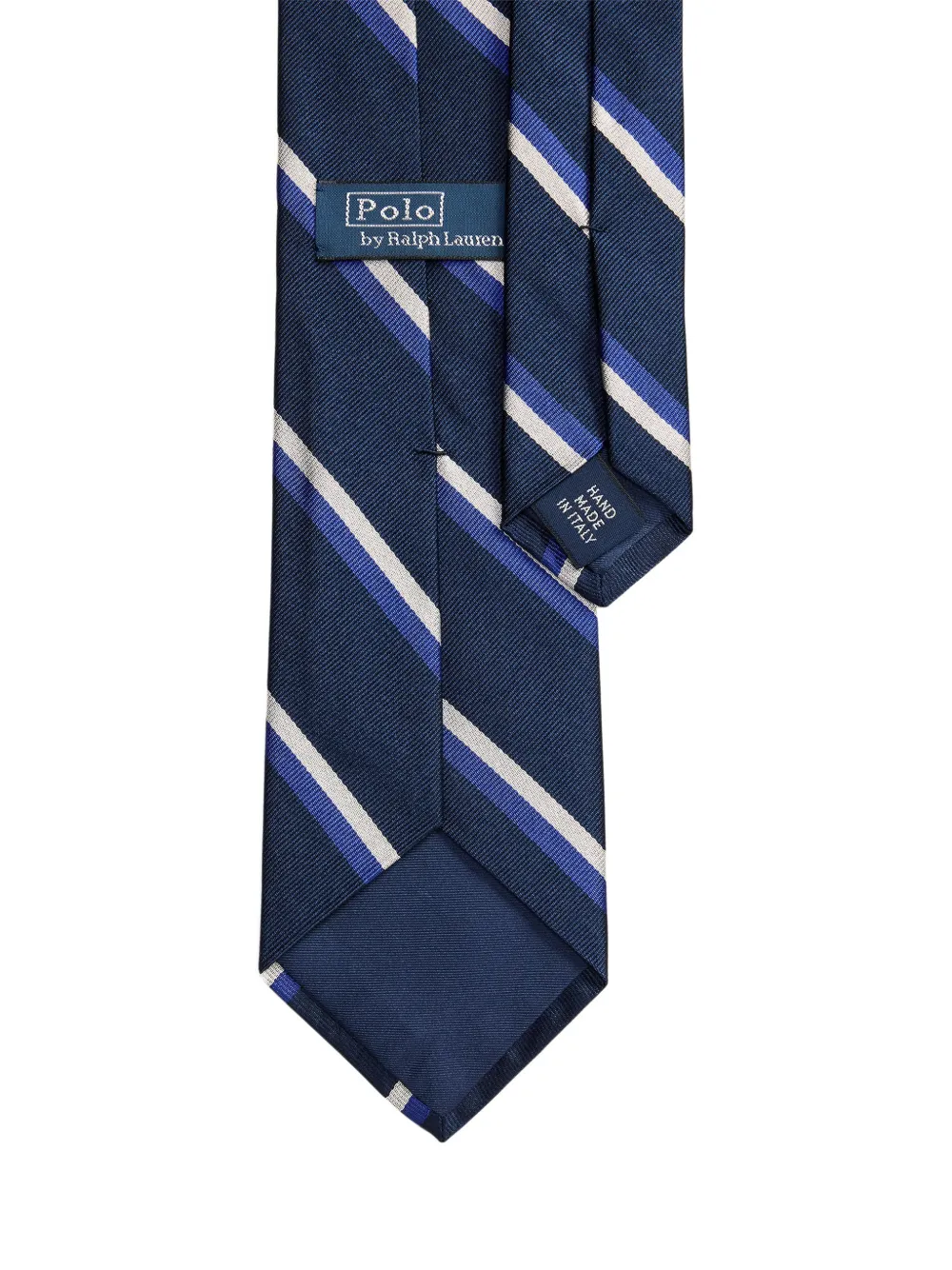 Polo Ralph Lauren Gestreepte zijden stropdas Blauw