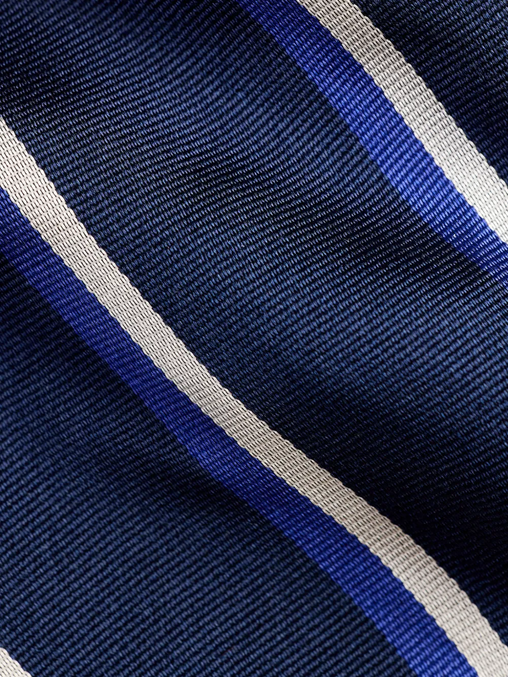 Polo Ralph Lauren Gestreepte zijden stropdas Blauw