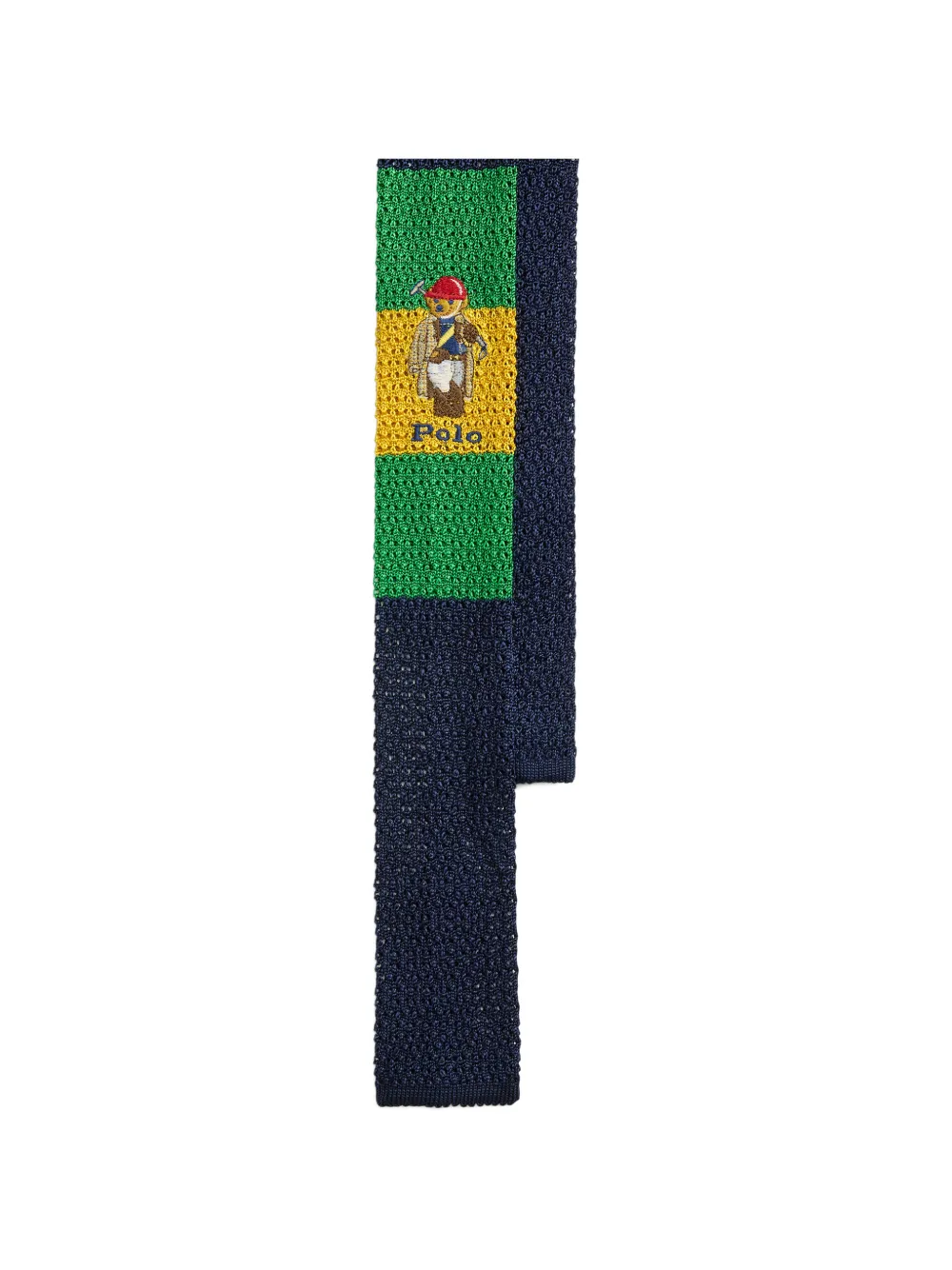 Polo Ralph Lauren bear-logo tie - Blu