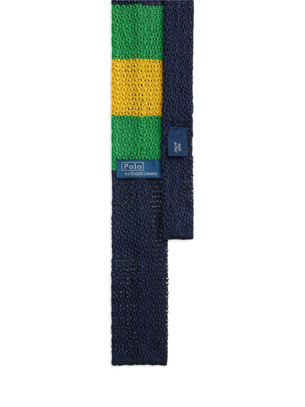 Polo Ralph Lauren Zijden stropdas met beer-logo Blauw