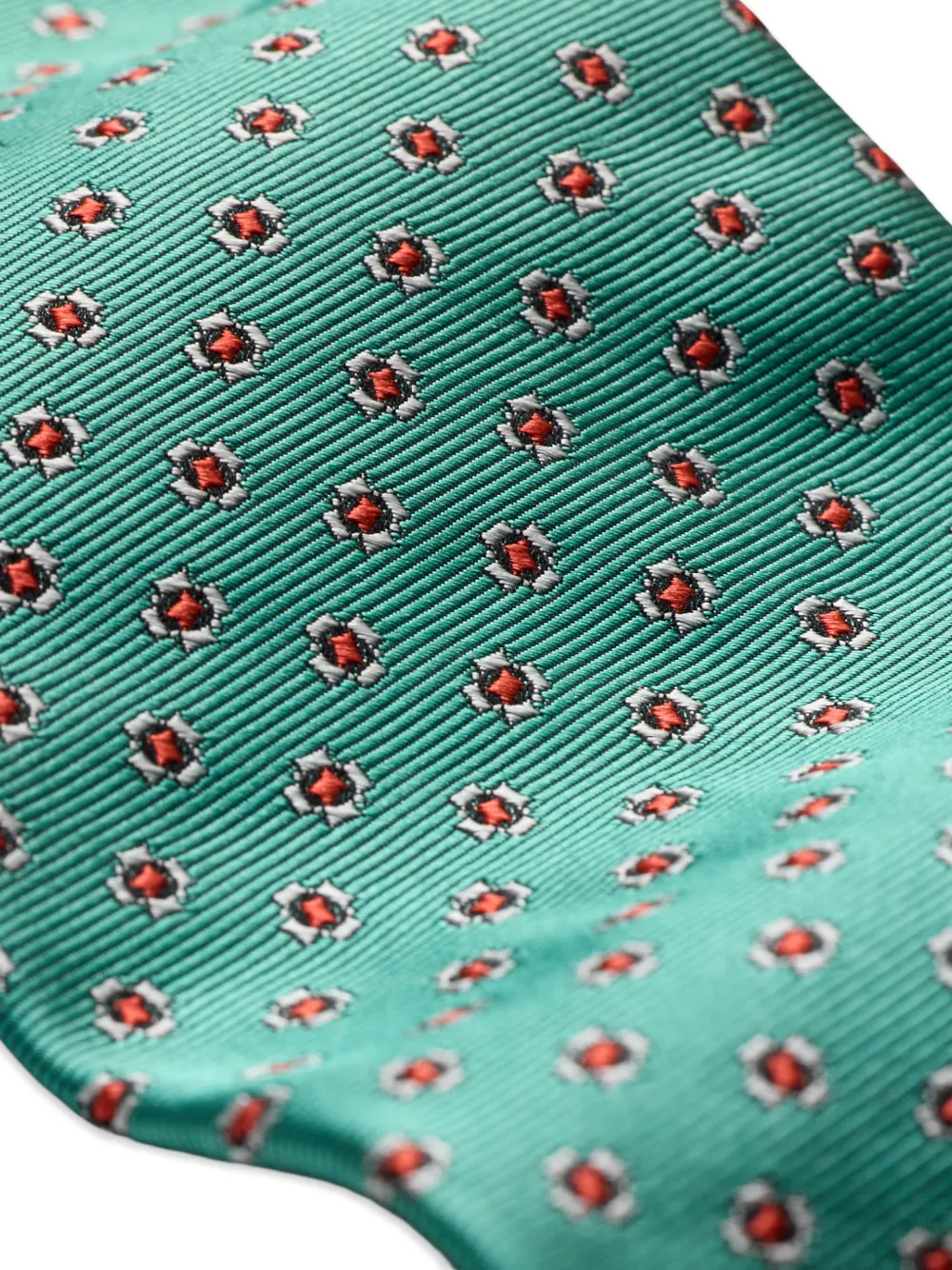  Polo Ralph Lauren Patterned Silk Tie - Green 