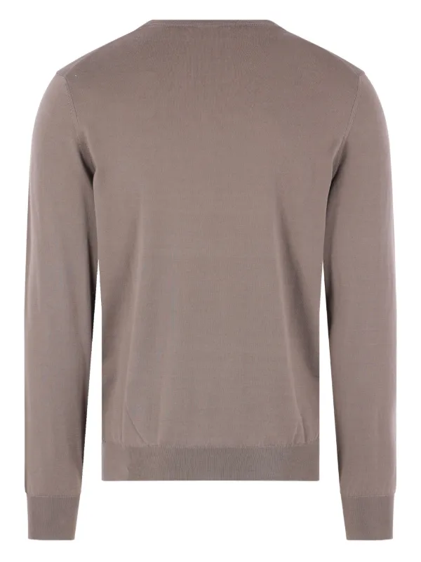 Brunello Cucinelli crew-neck Knitwear Sweater | Brown | FARFETCH