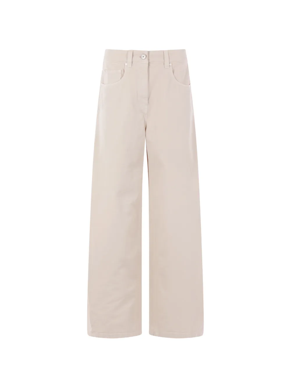 Brunello Cucinelli Jeans dritti con applicazione - Toni neutri