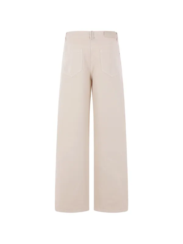 Brunello Cucinelli logo-patch Straight Jeans | Neutrals | FARFETCH