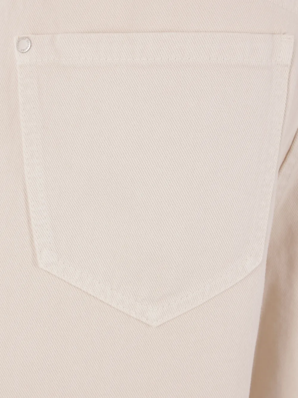 Brunello Cucinelli Straight jeans met logopatch Beige