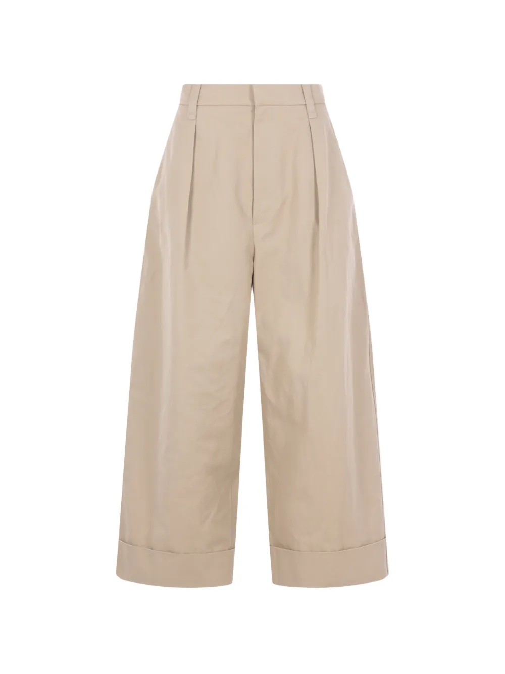 Brunello Cucinelli pleated trousers - Toni neutri