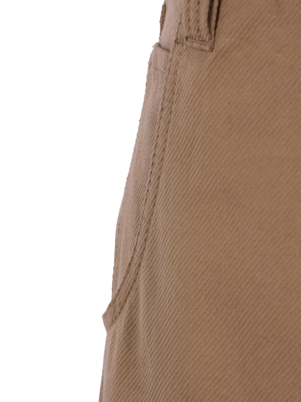 Brunello Cucinelli Jeans met wijde pijpen Bruin