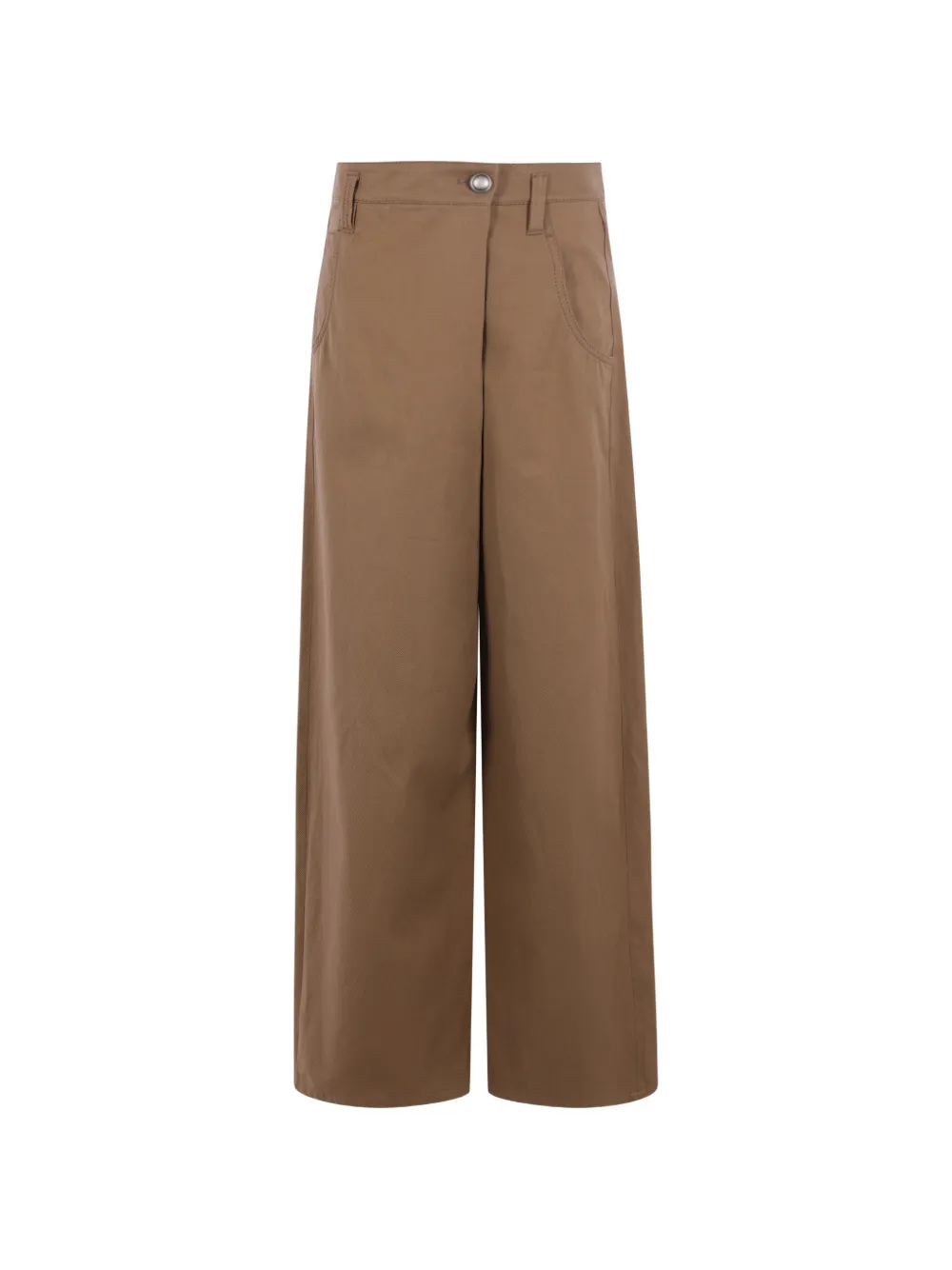 Brunello Cucinelli wide-leg jeans - Marrone