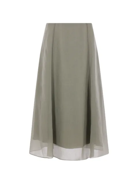 Brunello Cucinelli — A-line midi skirt
