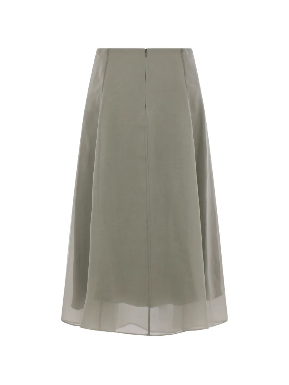 Brunello Cucinelli A-lijn midi-rok Groen