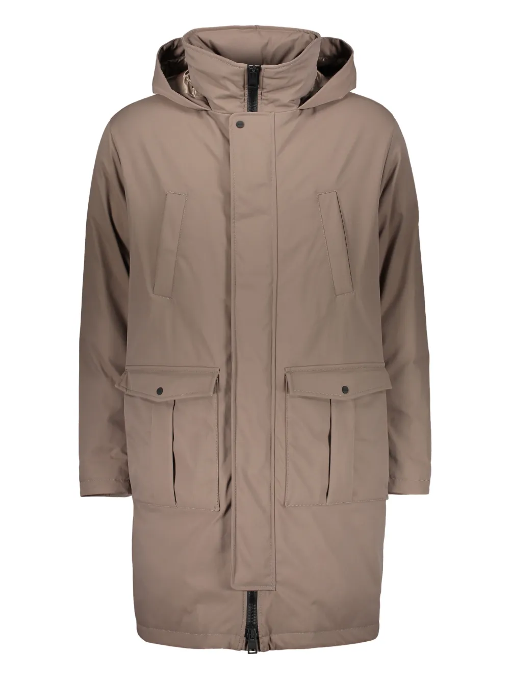 Herno hooded coat | Neutrals | Image 1