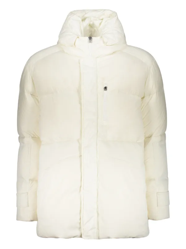 Herno フーデッド パデッドジャケット | ホワイト | FARFETCH JP