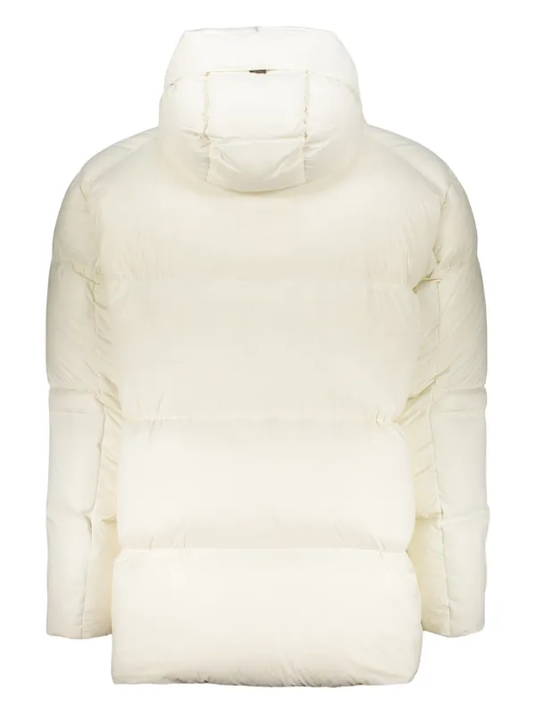 Herno フーデッド パデッドジャケット | ホワイト | FARFETCH JP