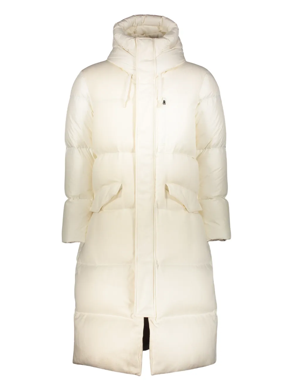 Herno zip turtleneck coat | White | Image 1