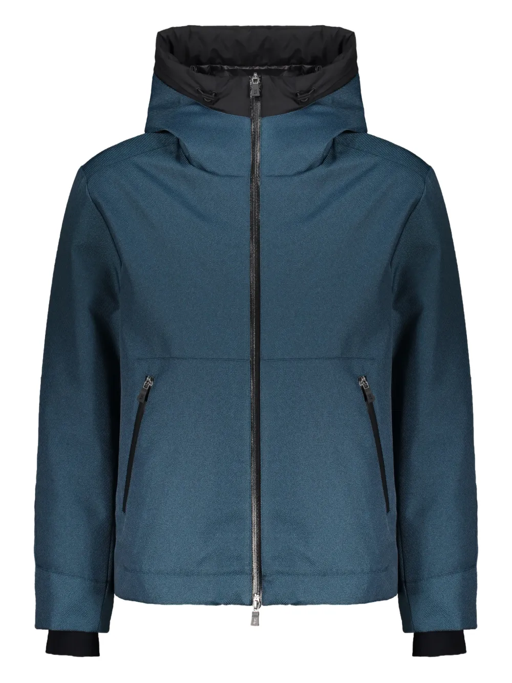 Herno hooded zip-up jacket | Blue | Image 1