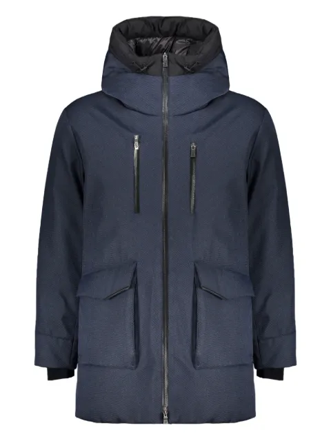 Herno hooded zip coat